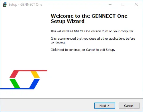 安装GENNECT One | GENNECT One